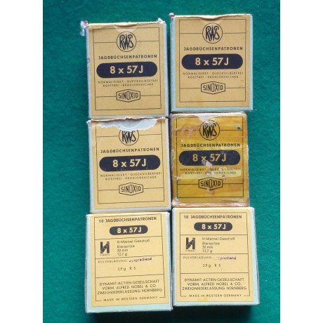 8x57J RWS, lovecké, poloplášť, 12,7 g
