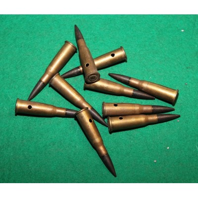 8mm Lebel náboje historické, bez původního obalu, z roku 1932, znehodnocené