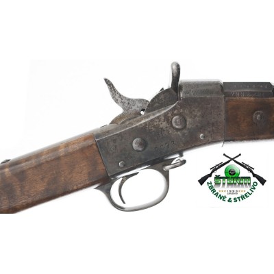 Zachovalý Rolling Block v perfektním stavu, vyroben v roce 1871, následně přerážován na 8x58RD.