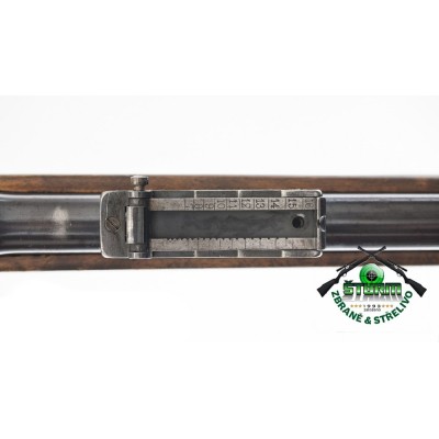 Zachovalý Rolling Block v perfektním stavu, vyroben v roce 1871, následně přerážován na 8x58RD.