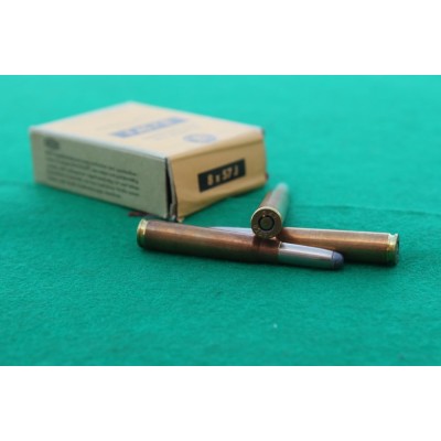 Náboje 8x57J RWS, střela poloplášť 14,7 g