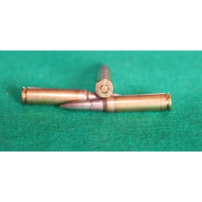 Náboje 7,5x55 Swiss M.1908 v původním rámečku, perfektní sbírkový stav