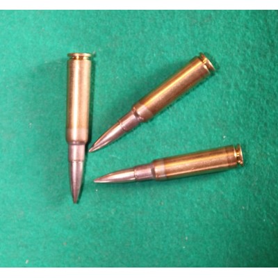 Náboje 7,5x55 Swiss M.1908 v původním rámečku, perfektní sbírkový stav