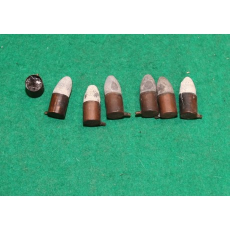 Náboje Lefaucheux kolíčkové ráže 12 mm, sbírkové