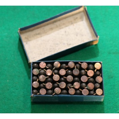 Náboje 7mm Lefaucheux v původním balení, kompletní, super stav, značeno GJ