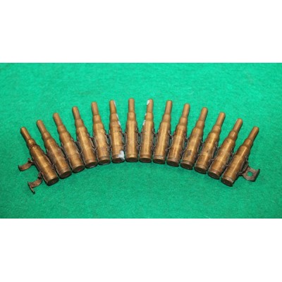 Náboje .308 Winchester slepé v rozpadavém pásu