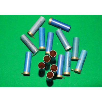 Brokové dutinky ráže 16/65 Lefaucheux, modré