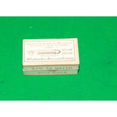 Náboje .38 SW Special černý prach, sbírkové