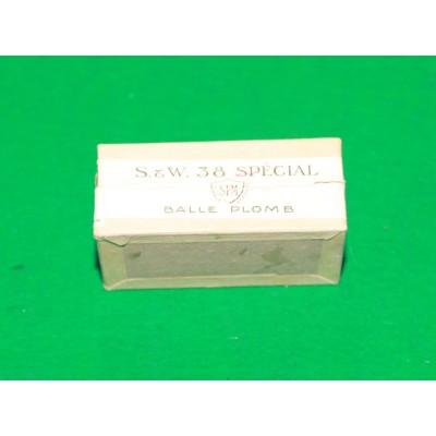 Náboje .38 SW Special černý prach, sbírkové