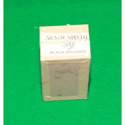 Náboje .38 SW Special černý prach, sbírkové