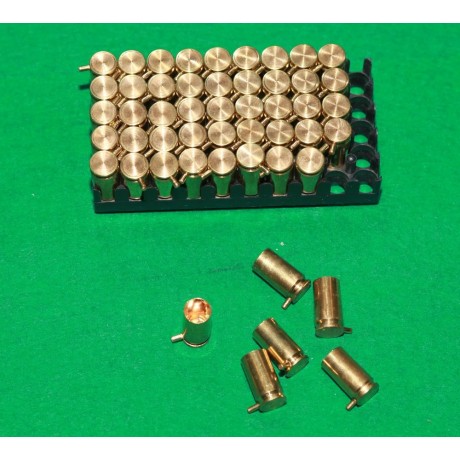 Nábojnice 9mm Lefaucheux, mosazné, nové, komise