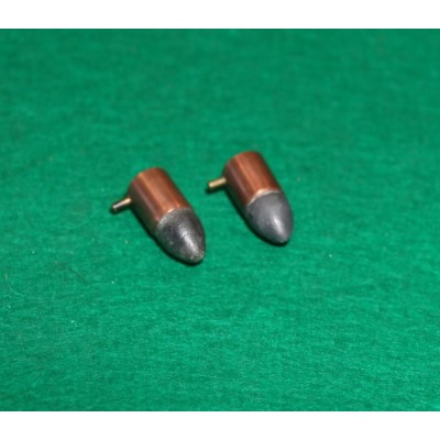 Náboje historické sběratelské Lefaucheux 12mm, perf. stav.