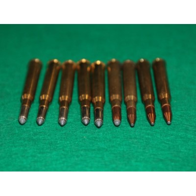 Náboje 7x65R RWS, sbírkové, různá provedení