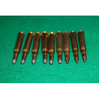 Náboje 7x65R RWS, sbírkové, různá provedení