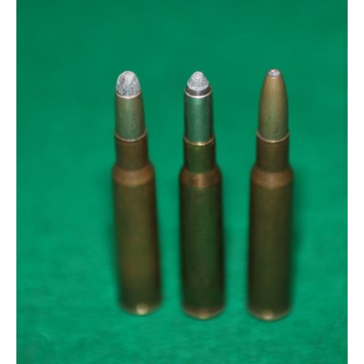 Náboje 7x57 RWS, různá provedení, sbírkové, 3 ks