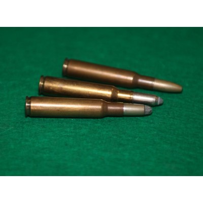 Náboje 7x57 RWS, různá provedení, sbírkové, 3 ks