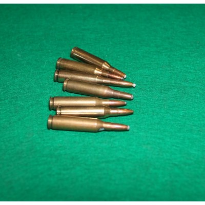 Náboje .243 Winchester, konvolut, sbírkové