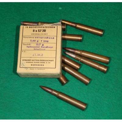 Náboje historické 8x57 JR