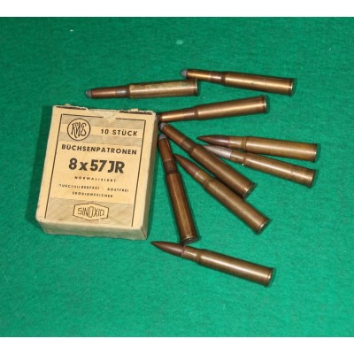 Náboje historické 8x57 JR