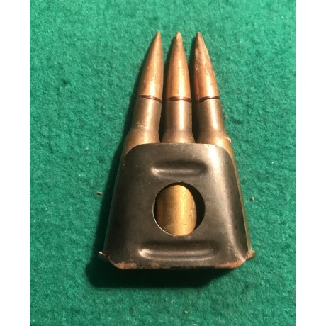 Náboje 8mm Lebel, originály, sbírkové, v rámečku