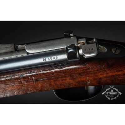 Kropatschek M.1886 vč. TT767, platná zkušebna, nádherný