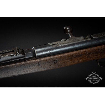 Kropatschek M.1886 vč. C217 pro dělostřelce, platná zkušebna