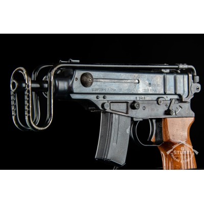 Samopal škorpion, samonabíjecí pistole, perfektní stav, v.č. E3489