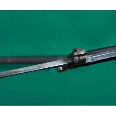 Bajonet Kropatchek M.1886, v.č. JJ858-OO680, nádherný