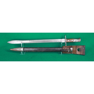 Bajonet Schmidt Rubin M.14 s pilou pro sapéry