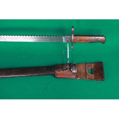 Bajonet Schmidt Rubin M.14 s pilou pro sapéry