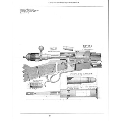 Kniha o vývoji pušek Vetterli ve formátu PDF