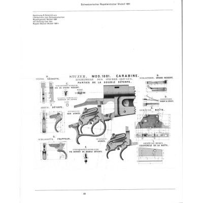 Kniha o vývoji pušek Vetterli ve formátu PDF