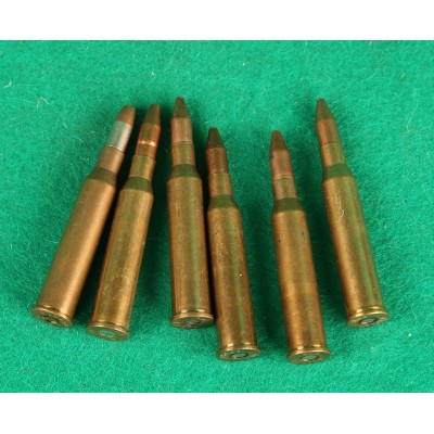 Náboje 6,5x57R, sbírkové, konvolut