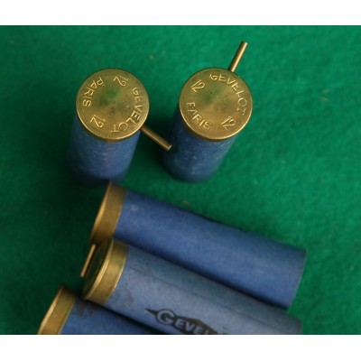 Brokové dutinky systém Lefaucheux, ráže 12, Gévelot