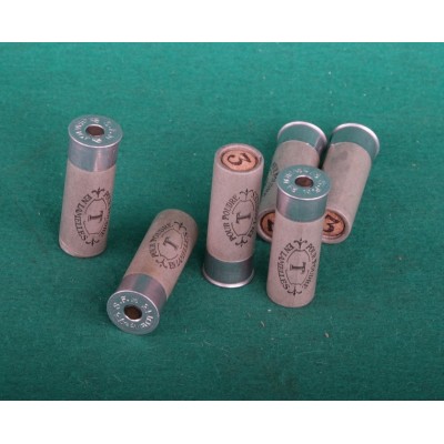 Náboje brokové 12/65 černý prach, broky 3mm