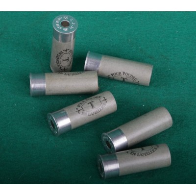 Náboje brokové 12/65 černý prach, broky 3mm