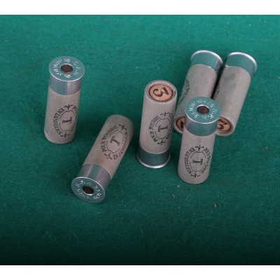 Náboje brokové 12/65 černý prach, broky 3mm