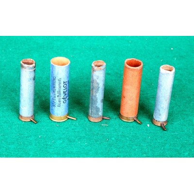 Dutinky Lefaucheux sbírkové - konvolut různé ráže