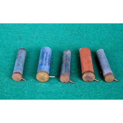 Dutinky Lefaucheux sbírkové - konvolut různé ráže