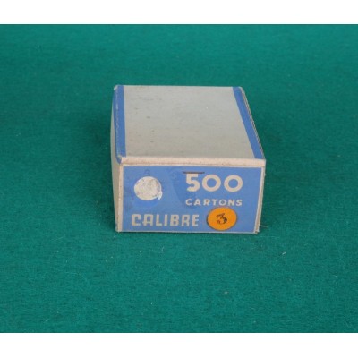 Krytky na brokové náboje kal. 20 s popiskou 3