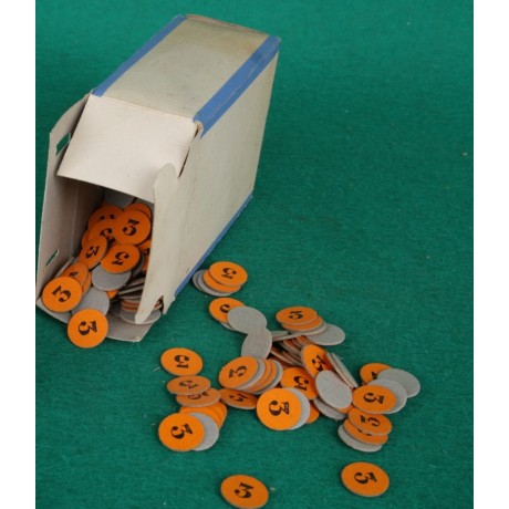 Krytky na brokové náboje kal. 20 s popiskou 3