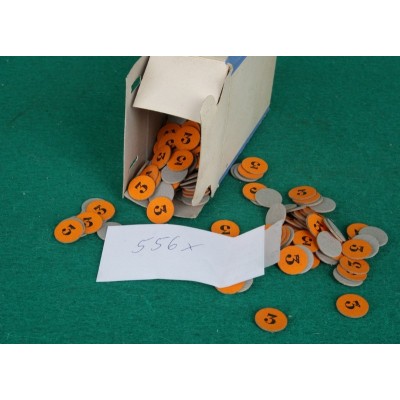 Krytky na brokové náboje kal. 20 s popiskou 3