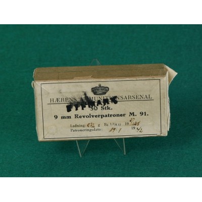 Náboje 9mm Švédsko, M91, originální balení