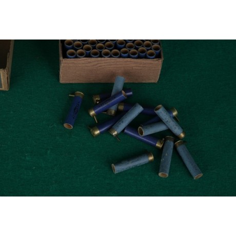 Brokové dutinky s kolíčkovým zápalem ráže 12mm, zachovalé.