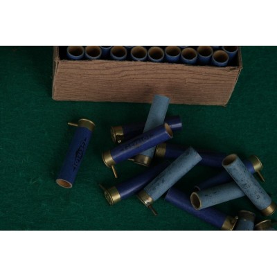 Brokové dutinky s kolíčkovým zápalem ráže 12mm, zachovalé.