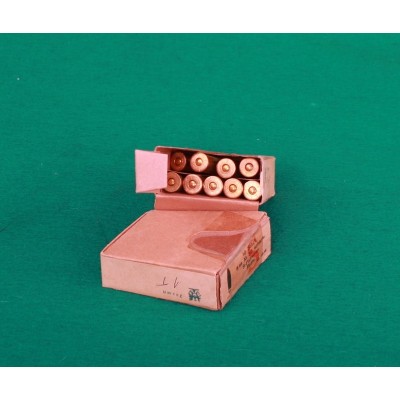 Náboje 8x56R s orlicí rok 1938, balené v původních krabičkách