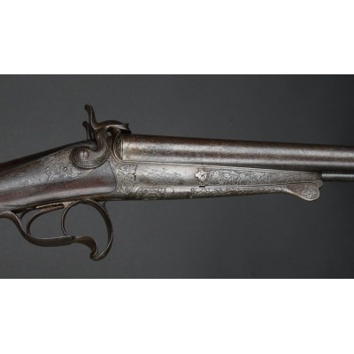 Broková dvojka Lefaucheux kal.16, zdobená jemnou rytinou