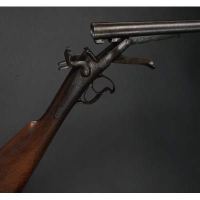 Broková dvojka Lefaucheux kal.16, zdobená jemnou rytinou