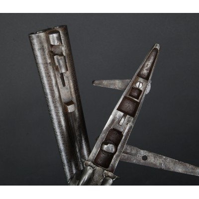 Broková dvojka Lefaucheux kal.16, krásně zdobená. plně funkční