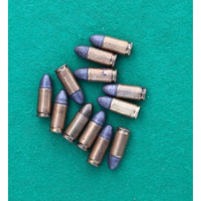 Náboje 9mm Luger, sbírkové, Pb střela